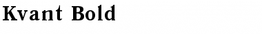 Download Kvant Bold Font Title Preview
