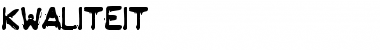 Download KWALITEIT Regular Font Title Preview