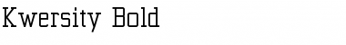 Download Kwersity Bold Font Title Preview