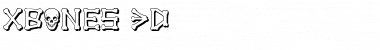 Download xBONES 3D Regular Font
