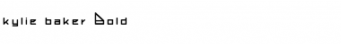 Download kylie baker Bold Font Title Preview