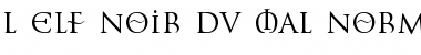 Download L'Elf Noir du Mal Normal Font Title Preview