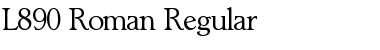 Download L890-Roman Regular Font