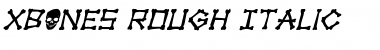 Download xBONES Rough Italic Italic Font