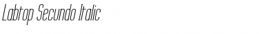Download Labtop Secundo Italic Font Title Preview