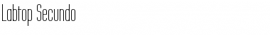 Download Labtop Secundo Regular Font Title Preview