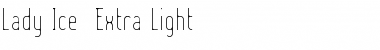 Download Lady Ice - Extra Light Regular Font