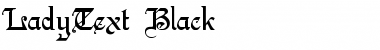 Download LadyText Black Regular Font