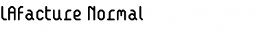Download LAfacture Normal Font