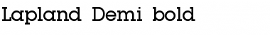 Download Lapland Demi-bold Regular Font Title Preview