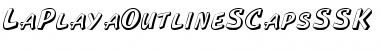 Download LaPlayaOutlineSCapsSSK Regular Font Title Preview