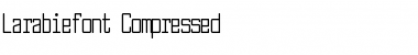 Download Larabiefont Compressed Regular Font Title Preview