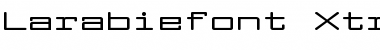 Download Larabiefont Xtrawide Bold Font Title Preview