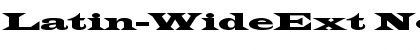 Download Latin-WideExt Normal Font Title Preview