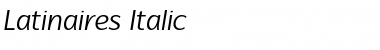 Download Latinaires Italic Font Title Preview