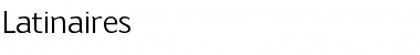 Download Latinaires Regular Font Title Preview