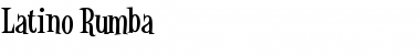 Download Latino Rumba Font Title Preview