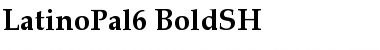 Download LatinoPal6 BoldSH Font Title Preview