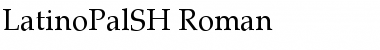 Download LatinoPalSH Roman Font Title Preview