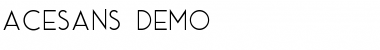 Download Ace Sans Demo Font Title Preview