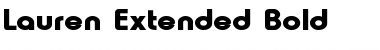 Download Lauren-Extended Bold Font Title Preview