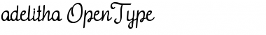 Download adelitha demo Regular Font Title Preview