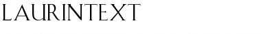 Download LaurinText Regular Font Title Preview