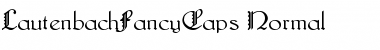 Download LautenbachFancyCaps Regular Font Title Preview
