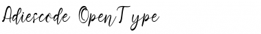Download Adiescode Regular Font Title Preview