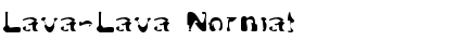 Download Lava-Lava Normal Font Title Preview