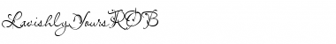 Download LavishlyYoursROB Regular Font Title Preview