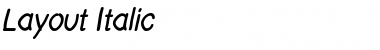 Download Layout Medium Italic Font Title Preview
