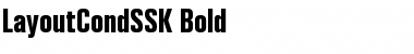 Download LayoutCondSSK Bold Font Title Preview