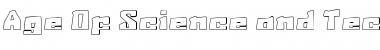Download Age Of Science and Technology-H Regular Font Title Preview