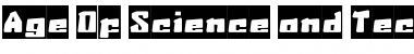 Download Age Of Science and Technology-I Regular Font Title Preview