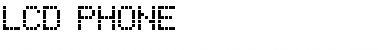 Download lcd phone Regular Font Title Preview