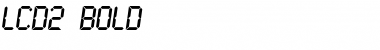 Download LCD2 Bold Font Title Preview