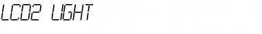 Download LCD2 Light Font Title Preview