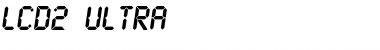 Download LCD2 Ultra Font Title Preview