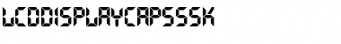 Download LCDDisplayCapsSSK Regular Font Title Preview