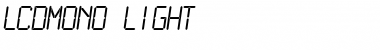 Download LCDMono Light Font Title Preview