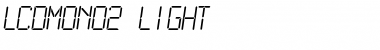 Download LCDMono2 Light Font Title Preview