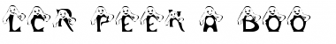 Download LCR Peek A Boo Regular Font Title Preview