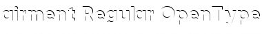 Download airment Regular Font Title Preview