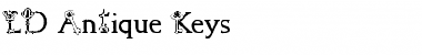 Download LD Antique Keys Regular Font Title Preview
