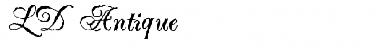 Download LD Antique Regular Font Title Preview
