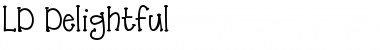 Download LD Delightful Regular Font Title Preview
