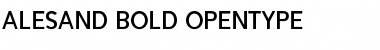 Download Alesand Bold Font Title Preview