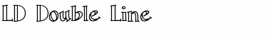 Download LD Double Line Regular Font Title Preview