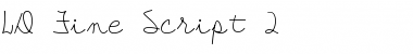 Download LD Fine Script 2 Regular Font Title Preview